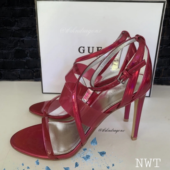 GG  Women's Heeled Sandals Pink Pastel